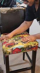 Upcycling my kitchen chairs with me PT1 #dailyvlog#upcyclefurniture #furnitureflip