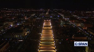 Tonight, the Presidential Inaugural Committee (PIC) lit the “Field of Flags” art display on the National Mall. The PIC will illuminate 56 pillars of light, which will take approximately 46 seconds, ahead of the inauguration of the 46th President of the United States: Joseph R. Biden, Jr. These pillars represent all 50 states and U.S. territories and are part of an extensive public art display put in place for the inauguration that will include nearly 200,000 flags also representing every state a