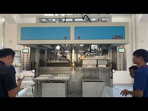 Double the Output: See Our Dual-Station Pulp Molding Machine in Action!