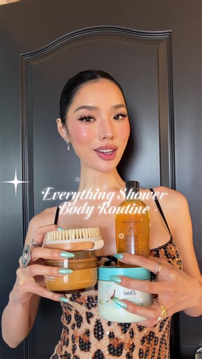 If you wanna be smooth and soft like a baby this is for you!!! Dry brush from @Amazon Beauty @Dove Beauty & Personal Care body scrub @LOCCITANE shower oil @Josie Maran body butter #loccitanepartner