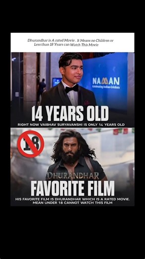 Vaibhav Sooryavanshi favorite movie is Dhurandhar 🔥 #shortsfeed #viral #shorts