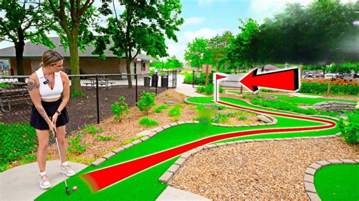 This mini golf course totally surprised us