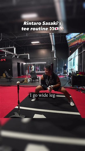 Rintaro Sasaki Tee Drills for Better BP Range of Motion