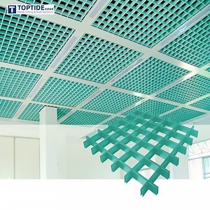 [Hot Item] Easy Install Decorative Aluminum Open Cell Grid Metal Ceiling for Interior Ceiling System