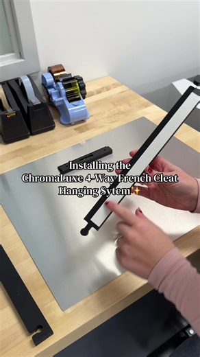 If you want a clean and secure way to hang your ChromaLuxe photo panels, this is it!✨ To learn more, visit our website and view the Tech Tips & Downloads for further instruction. 🔗: https://www.jpplus.com/french-cleat-hanging-system #trending #walldecor #wallmounting #photopanel #chromaluxe