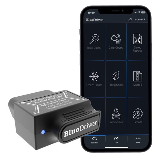 Open Box BlueDriver Pro OBD2 Bluetooth Car Diagnostic Scan Tool and Code Reader for iPhone and Android