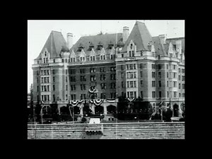 Empress Hotel and Victoria Harbour ca 1922 newsreel from Gaumont Graphic