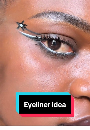 Easy eyeliner ideas for beginners 👁️✨ Creative graphic liner you can recreate 🖤 Save, share & follow for more makeup tutorials 💄#beautytips #eyelinertutorial #eyelinerhack