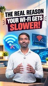 The Real Reason Your WI-FI gets Slower! #networking #ccna #shorts