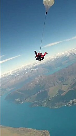 15,000 ft Tandem Skydive over Queenstown New Zealand #newzealand #skydive