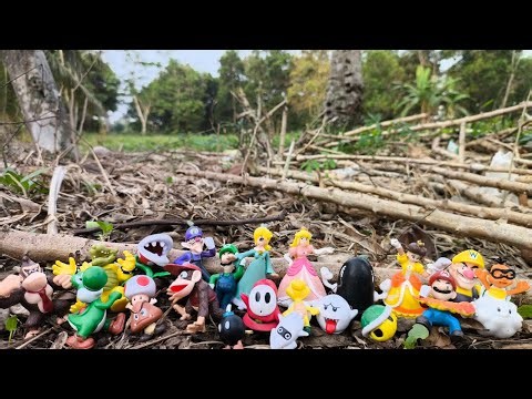 Super Mario Bros: Princess Peach|Donkey Kong|Luigi|Yoshi|Koopa troopa|Goomba mario|Toat|lskitu