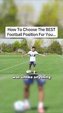 The best football position for you?