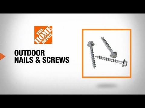 Types of Outdoor Nails and Screws | The Home Depot
