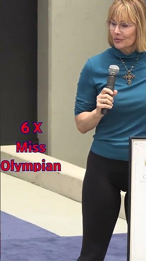 Cory Everson 6X Ms. Olympia at Muscle Beach Memorial Day 2023 #shorts