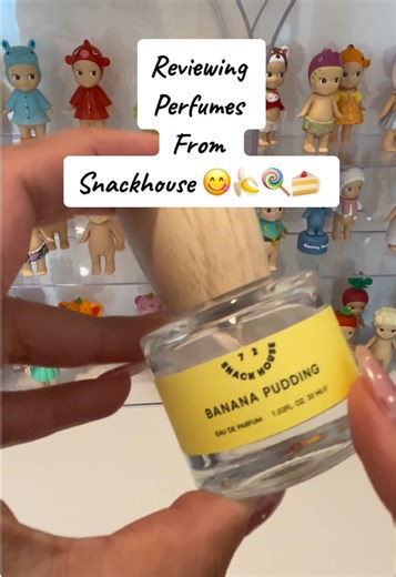 Received the yummiest smelling perfumes from @SnackHousePerfume and omg these smell delicious!!! Banana pudding and Marshmallow fluff were my top two! I am not lying they smell delicious!!! #perfumetiktok #burlingtonfinds #perfume #perfumereview #bodycare