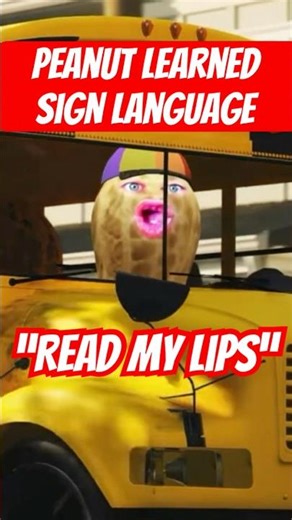 Peanut Does Sign Language