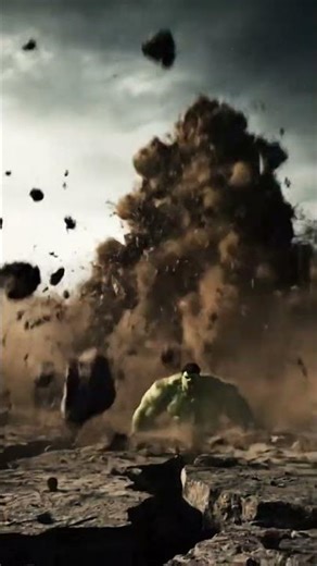 HULK’S PUNCH = EARTHQUAKE 😭💥💚 #hulk
