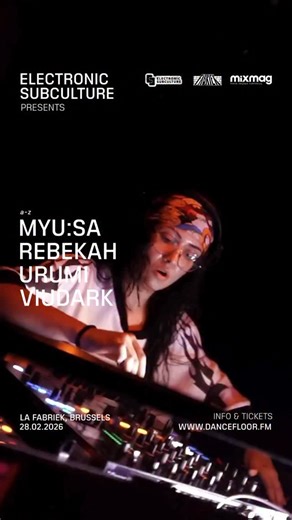 Electronic Subculture on Instagram: "Viudark is a hardtechno DJ & performer turning the dancefloor into a fully immersive rush of sound and energy. Rooted in inclusion, connection and zero ego, her sets are about letting go and diving deep. Expect hardtechno blended with psytrance and hardbounce — the perfect warm up for our night at La Fabriek. We meet on the 28.02. Tickets in bio."
