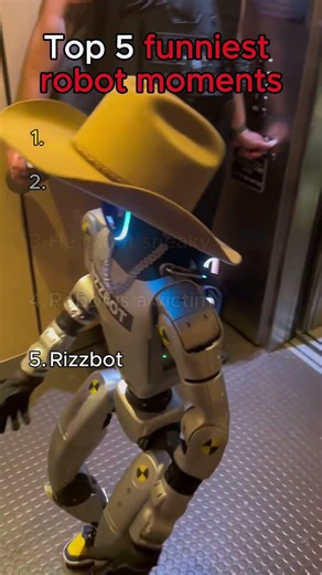 Top 5 funniest robot moments #funny