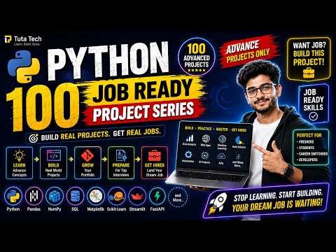 Stop Watching Python Tutorials! Build These 100 Python Projects Instead