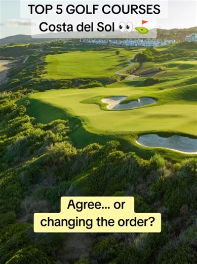 Top 5 Golf Courses on the Costa del Sol