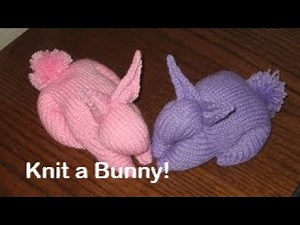 Machine Knitted Bunny
