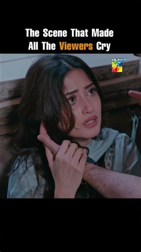 Sajal Ali Most Emotional Scene..!!🥺❤️‍🩹 #humtv #shorts #zanjeerain