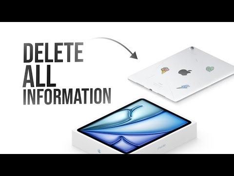How Do You Delete All Your Information from your iPad (tutorial)