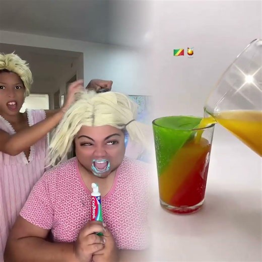 Mi Prima Maquillándose 😂 ! #humor #comedia