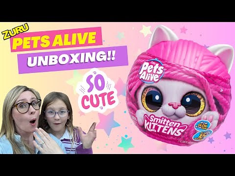 Unboxing Pets Alive Smitten Kittens!!