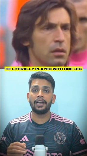 PIRLO PLAYED WITH ONE LEG 🤯