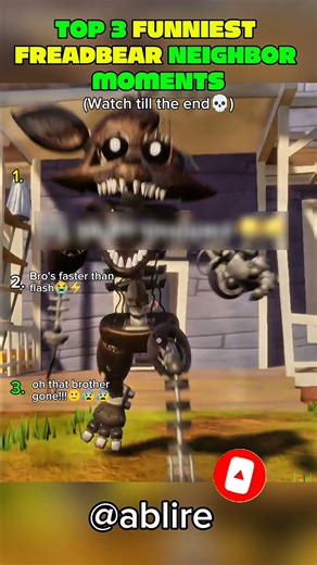 Top 3 FUNNIEST Hello Neighbor Fails 😂 (This Game Is Broken!)#shorts