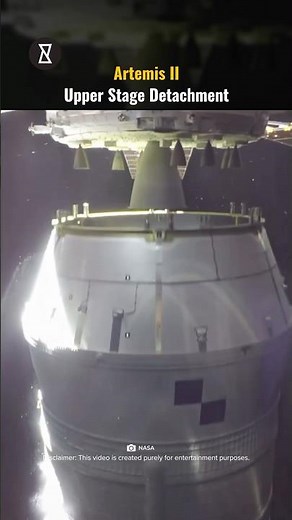 Watch the Upper Stage Separate in Space #trendingshorts #nasa #space #science