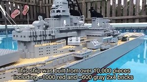 LEGO Battleship USS Missouri battleshipmissouri https://www.instagram.com/p/BhPe1FRBIaM/ https://www.youtube.com/user/JohnnyLandFilmz/videos | Brick and Bricks
