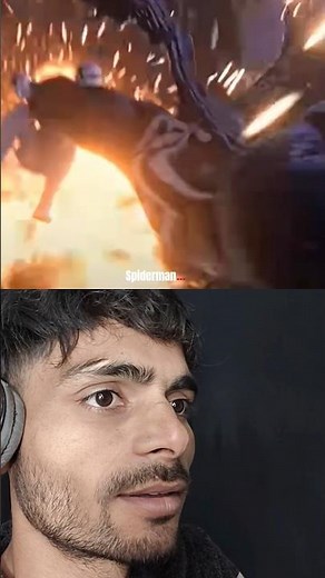 superhero power thanos vs spiderman and venom symbiotic fight scenes #superhero #spiderman