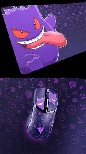 A Coleção Razer | @Pokemon - Gengar ficou ainda mais sinistra com o Razer Cobra e o Razer Gigantus V2! Já disponível: www.razer.com/br-pt/collabs/pokemon-gengar #razer #pokemon #gengar | Razer