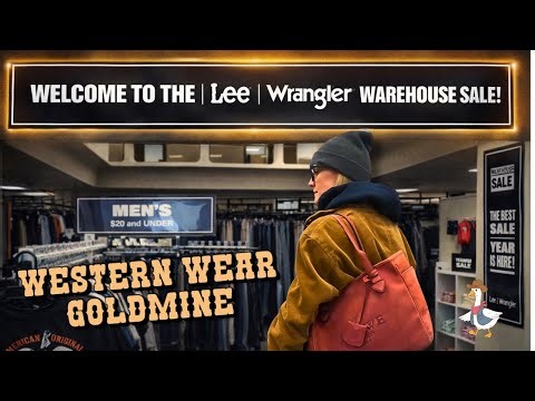 We Spent $450 At A WRANGLER Warehouse Sale... Was It Worth It?