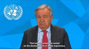 "The transatlantic trade in enslaved Africans was a crime against...