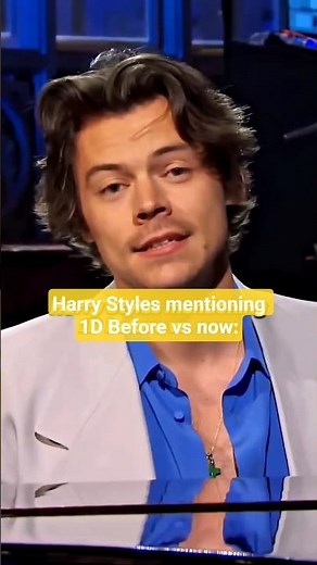 Harry Styles mentioning 1 Direction before and after #liampayne #onedirection #harrystyles #zayn