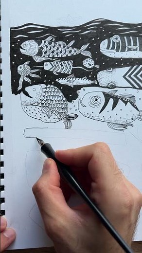 How to draw an ocean