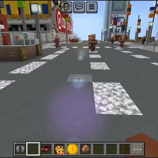 Minecraft Mall Road Tour | Ultimate Shopping Street Build in Survival Mode! 🏬✨#minecraft