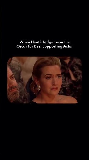 Heath Ledger’s Emotional Oscar Win for The Dark Knight | 2009 Tribute #shorts