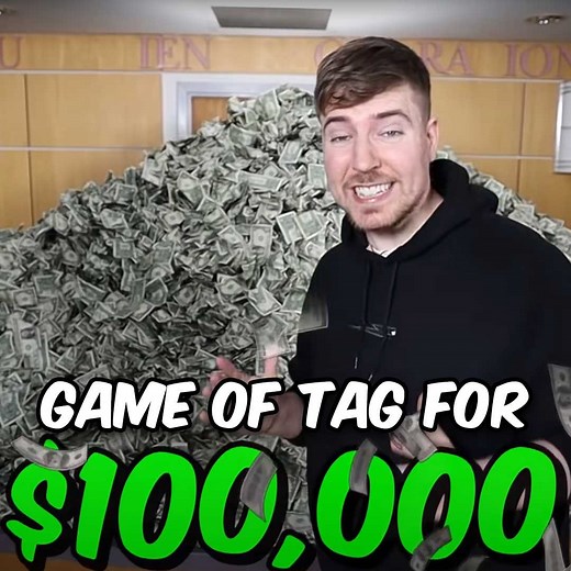 10M views · 183K reactions | The BIGGEST Game of TAG  | MrBeast | Facebook