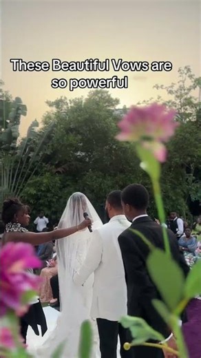 Bride’s vows to the groom #wedding