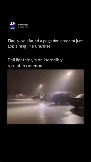$ebas_Tian 天 | Ball lightning is a rare and mysterious phenomenon where a glowing, spherical ball of light appears during or after a thunderstorm. These... | Instagram