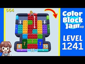 Color Block Jam Level 564 (1241) Solution Walkthrough