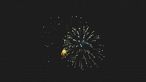 Large firework show high in the sky - Free Stock Video