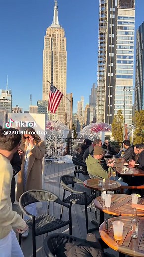 Enjoy Happy Hour at Rooftop Bars in NYC