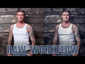 RAW WORKFLOW // PHOTOSHOP TUTORIAL // HIGH CONTRAST STYLE