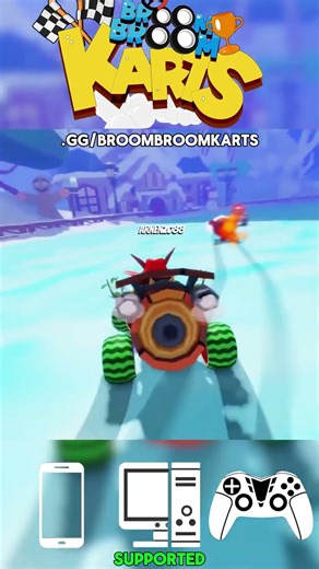 Mario kart on roblox is crazy#roblox #broombroomkarts #mariokart #mk #nintendo #mk8 #mariokartworld